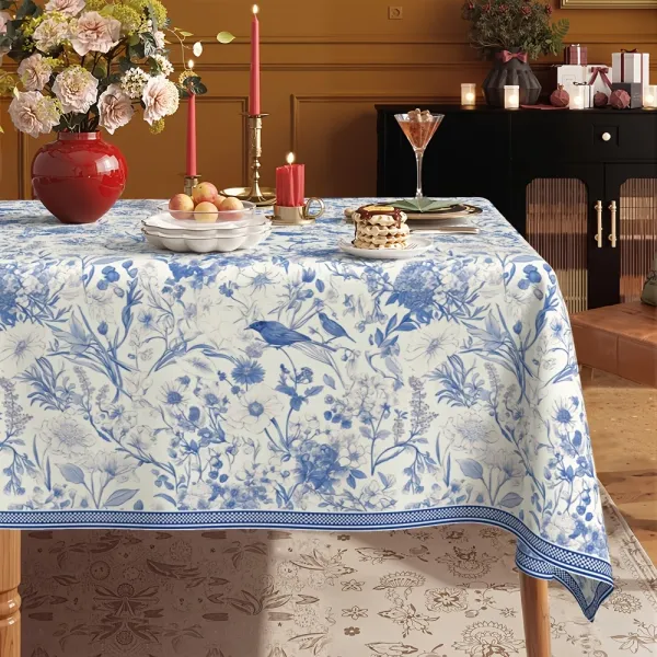 Vintage Floral Tablecloth
