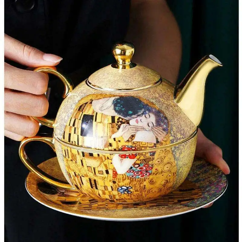 Bone Tea Set Table