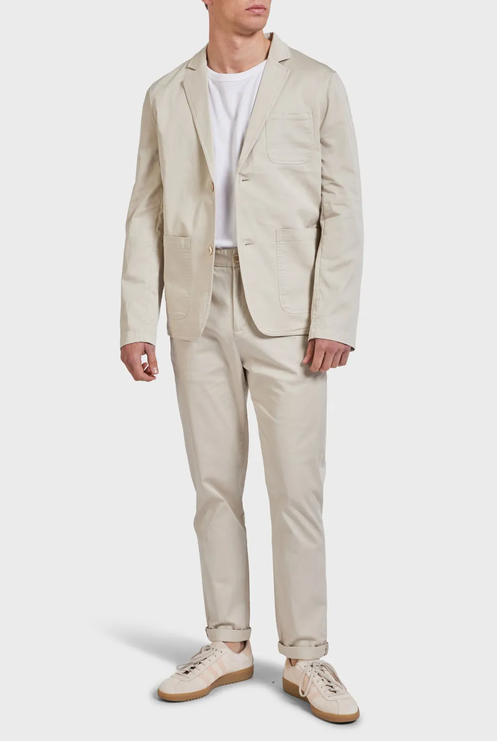 Minimalist Unstructured Casual Blazer Jacket