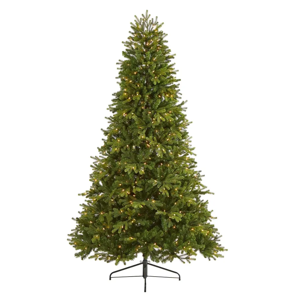 Washington Fir Artificial Christmas Tree with Clear Lights and Bendable Branches