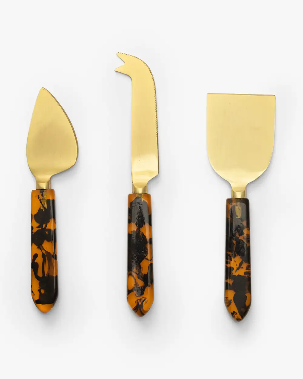 Handled Stainless Steel Cheese Knife Set