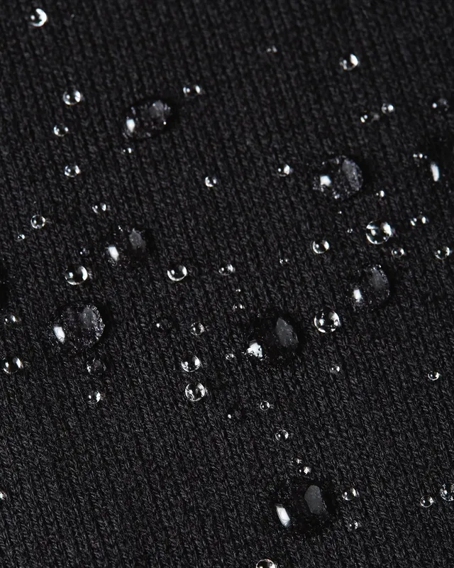 Soft Wool-Blend Half Zip Black