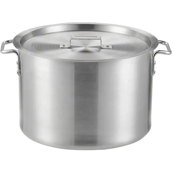 Low-Profile Aluminum Sauce Pot with Cover