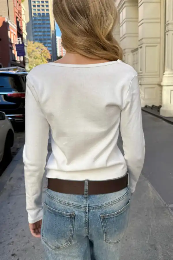 Women’s Faux Leather Buckle Belt