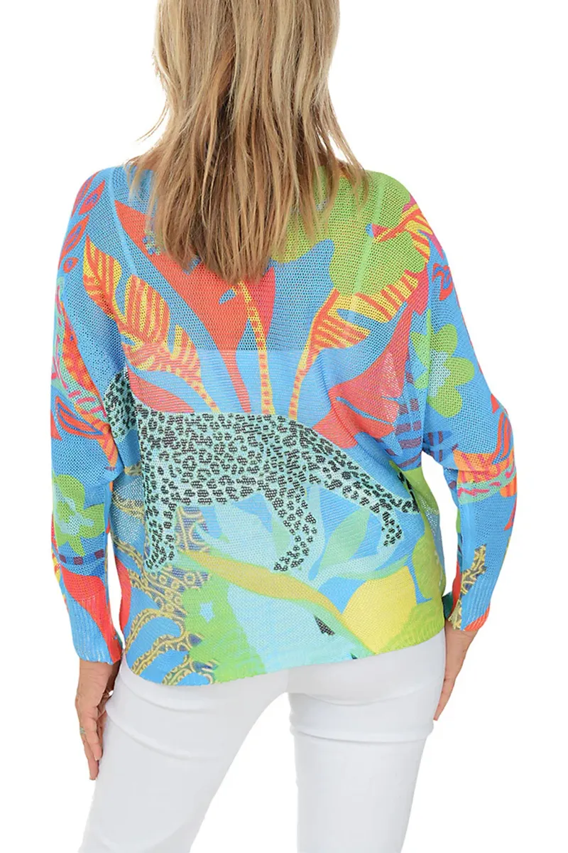 Leopard Safari Lightweight Sweater