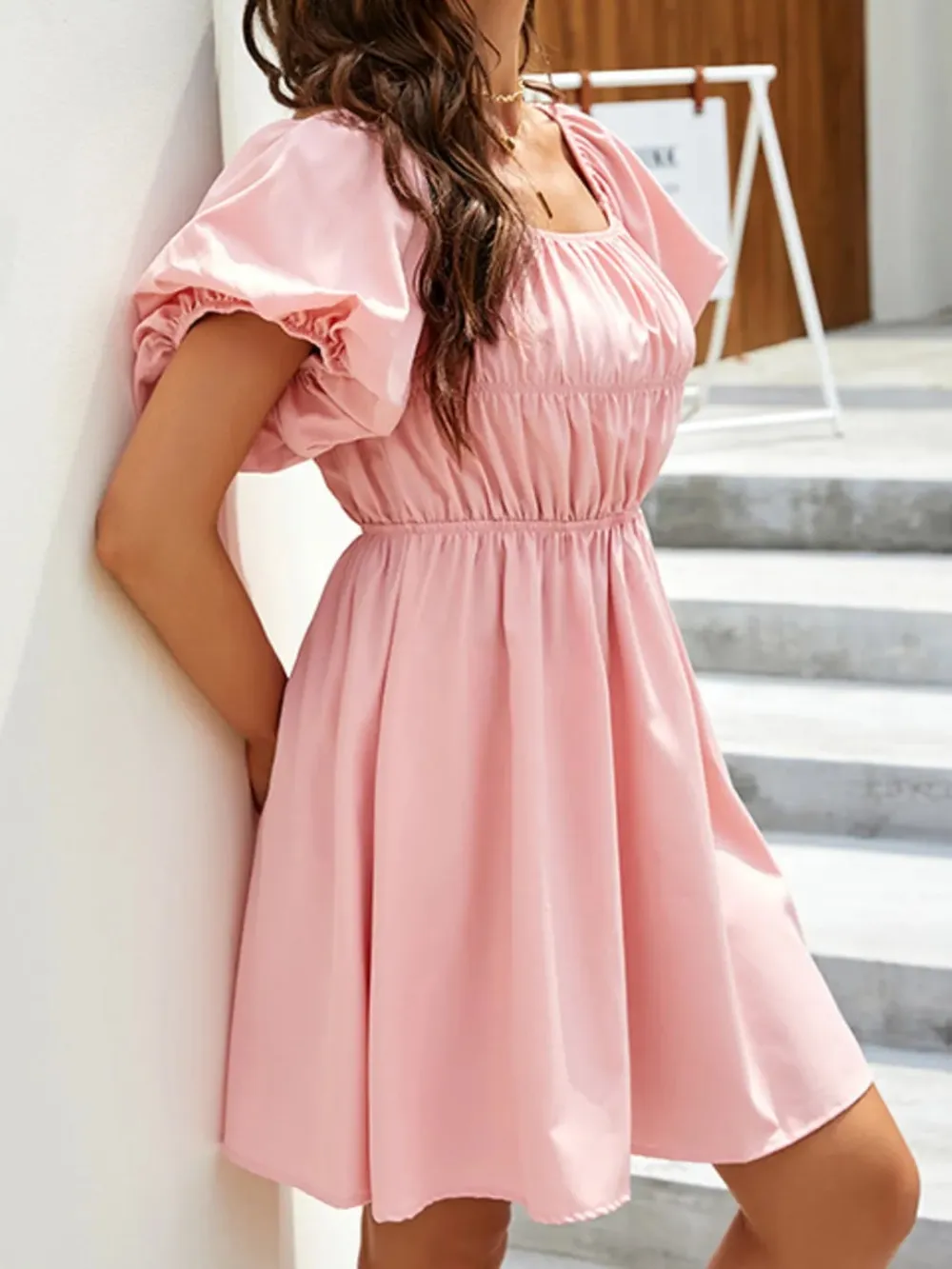 Off Shoulder Everyday Mini Dress