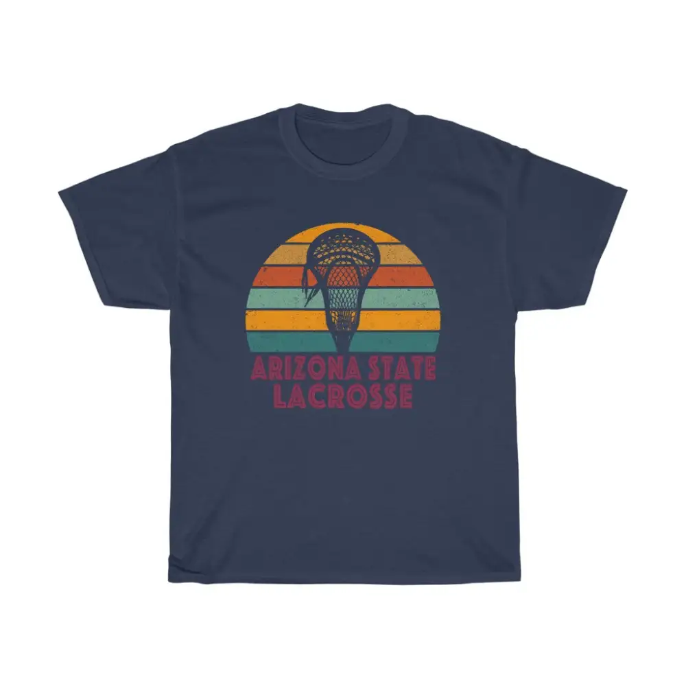 Arizona State Lacrosse Retro Sunset T-Shirt
