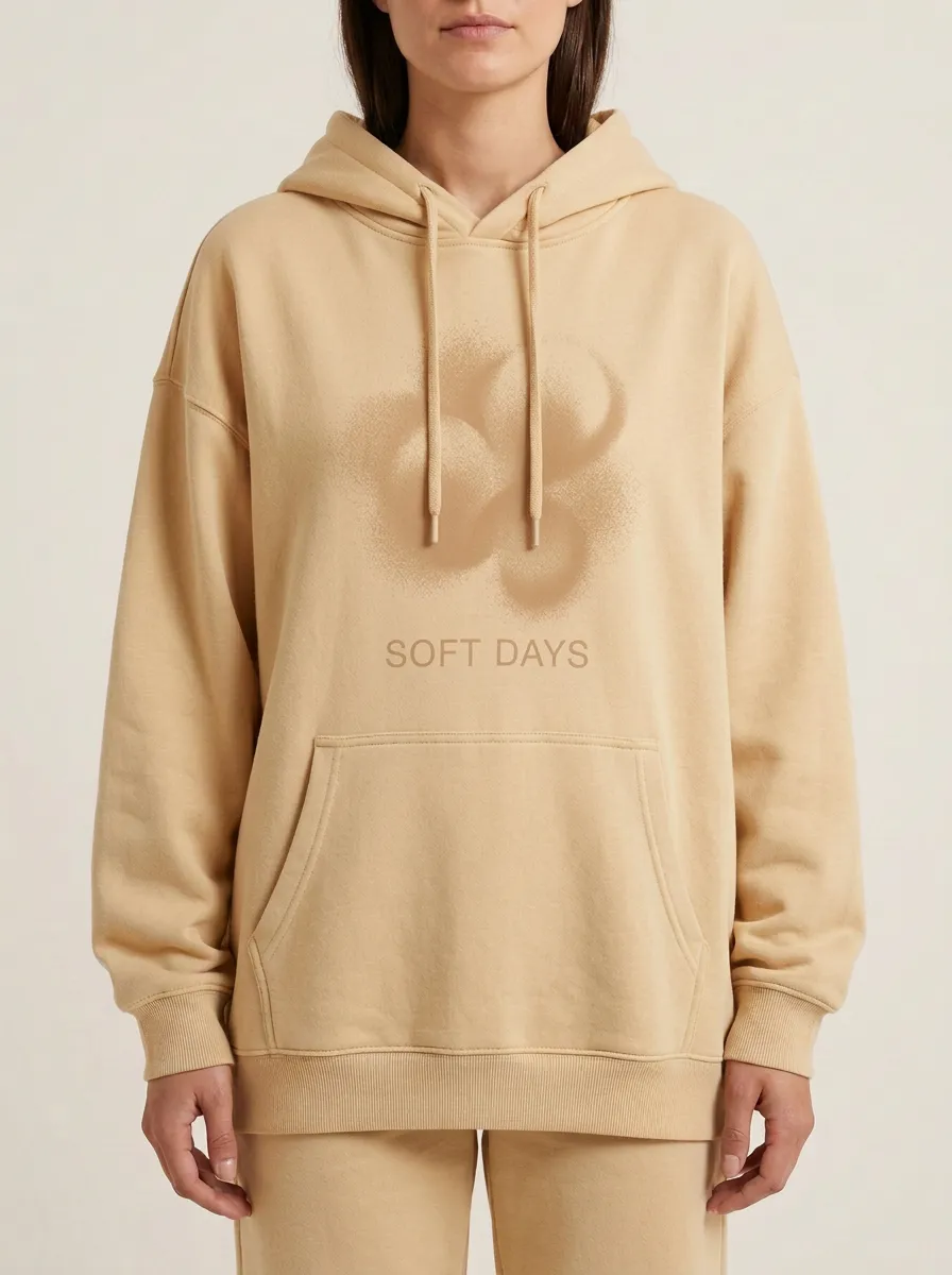 Soft Days Abstract Bubble Hoodie