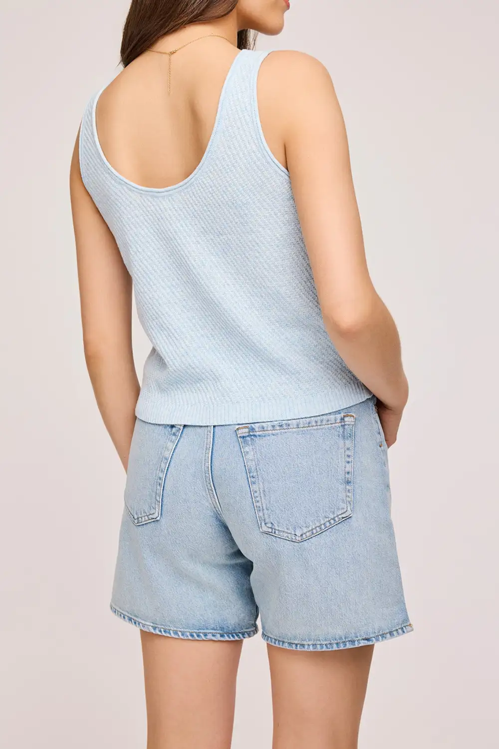 Textured Relaxed Lightweight Soft Tank Top
