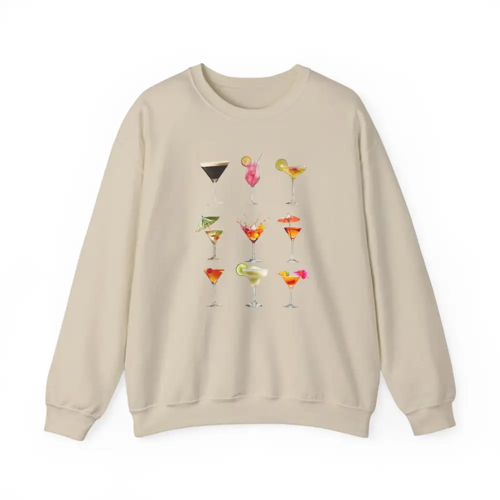 Cocktail Lineup Graphic Sweatshirt