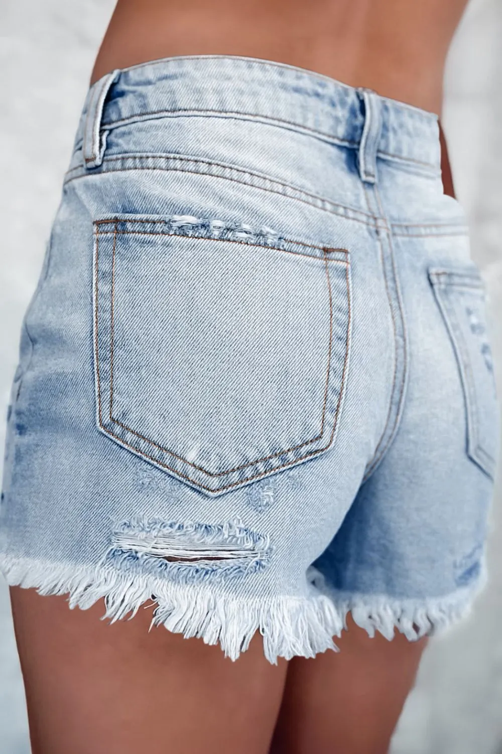 Classic Raw Hem Shorts