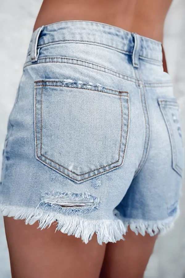 Classic Raw Hem Shorts