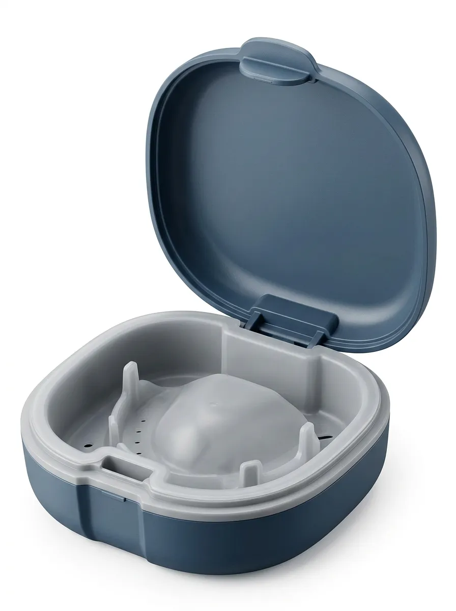 Portable Retainer and Mouth Guard Storage Box