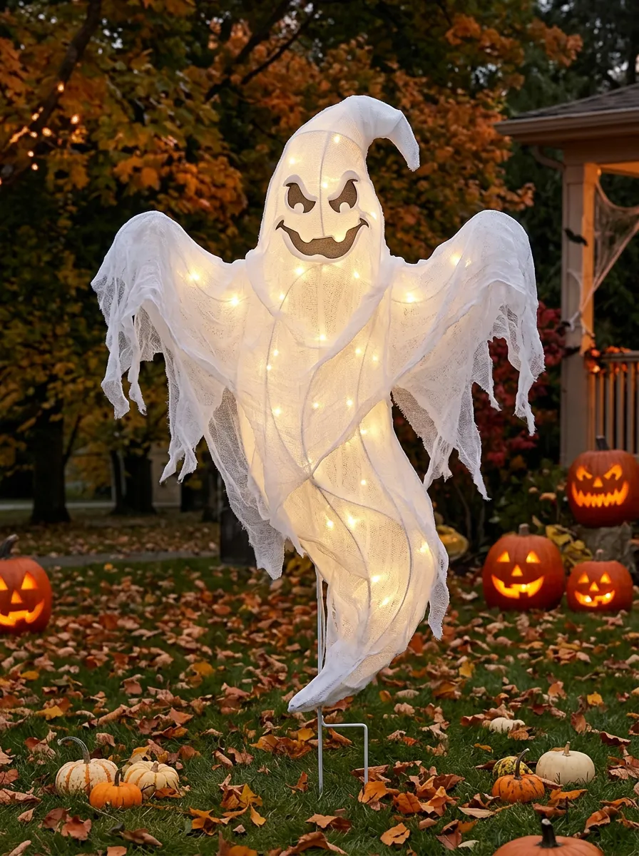 Spooky-Ghost LED Yard Halloween Yard Decoration