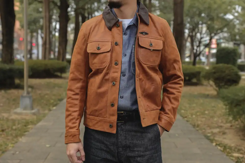 Nubuck Western Men's Casual Jacket