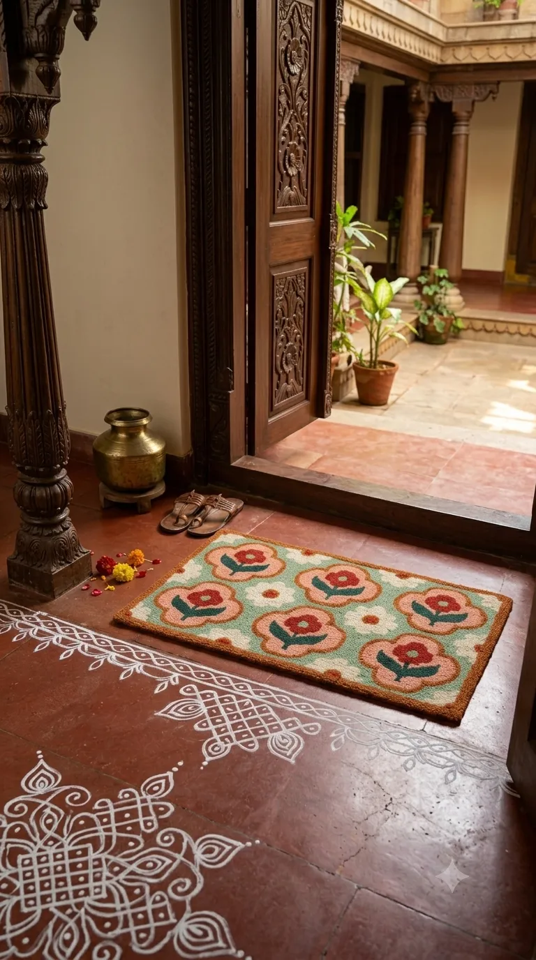 Floral Botanical PET Entryway Doormat
