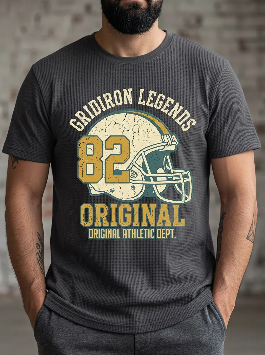Men's Sport Gridiron Helmet T-Shirt