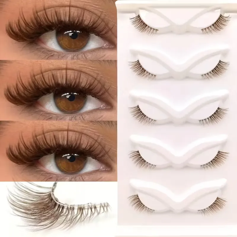 Lightweight & Fluffy Natural Brown Lashes