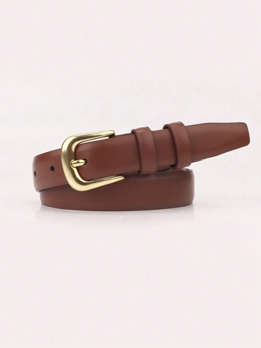 Smooth Narrow Waist Belt