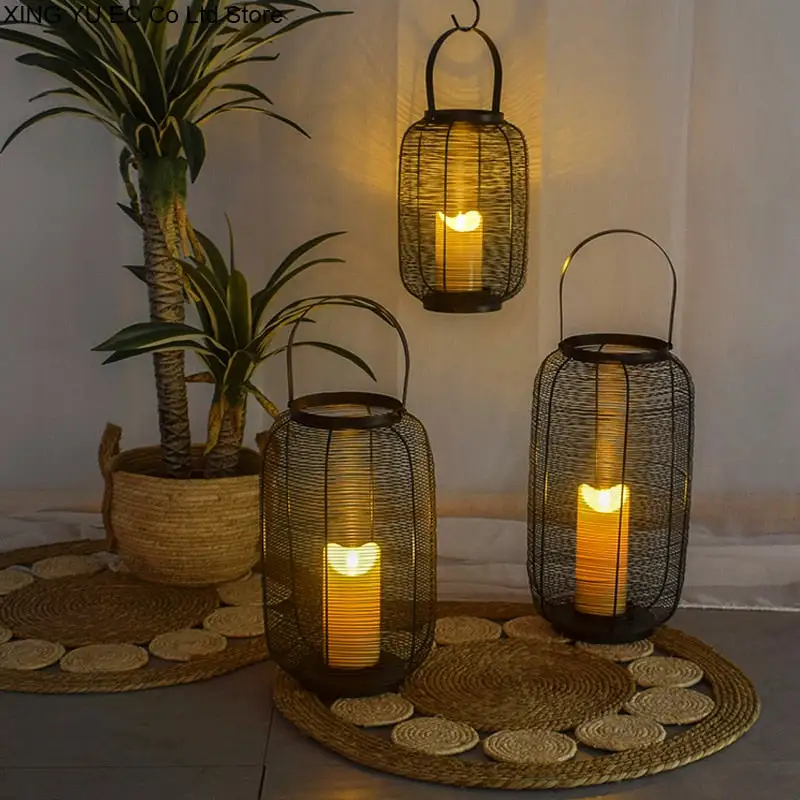 Metal Artificial Round Decorative Holder