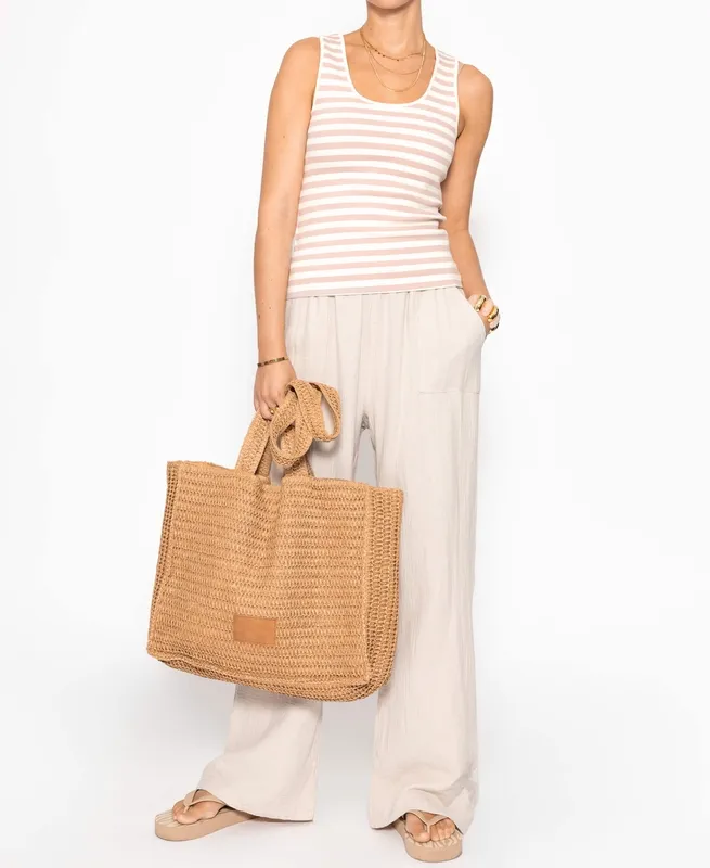 Beige Muslin Everyday Clean Pants