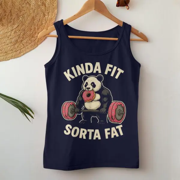 Panda Weightlifting Women Tank Top