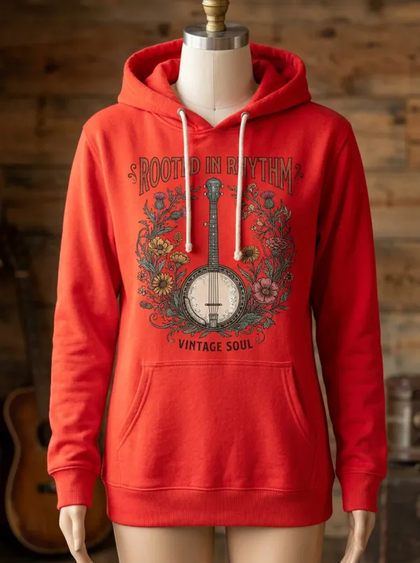 Western Country Music Graphic Hoodie