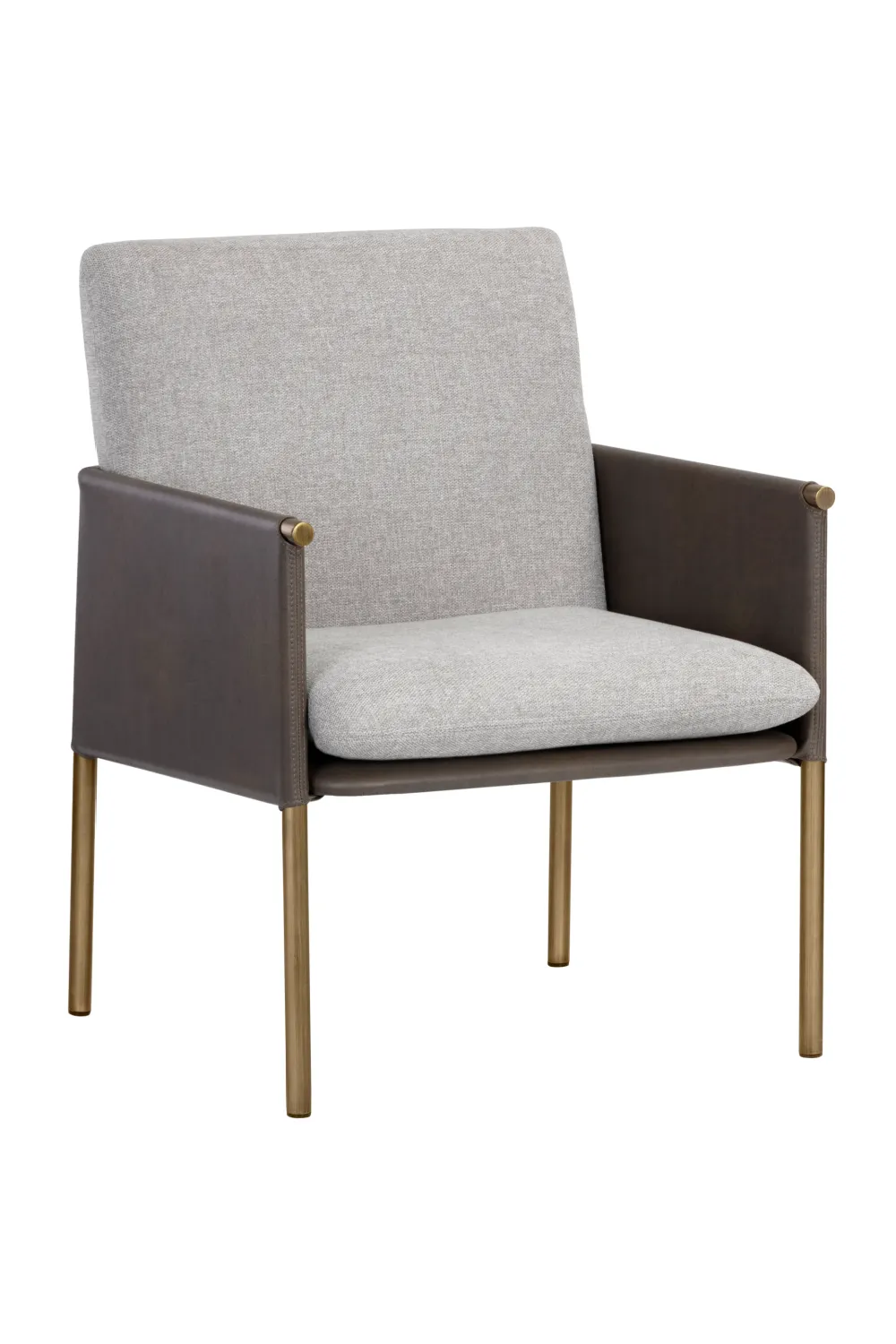 Leather Arm Lounge Chair
