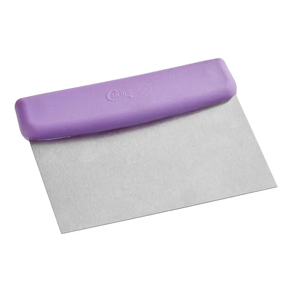 Compact High Carbon Stainless Steel Dough Cutter Bench Scraper with Handle