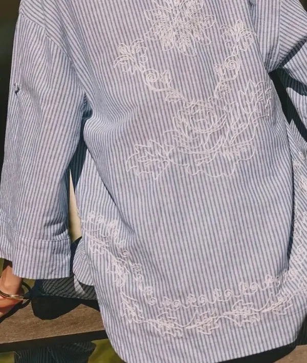 Embroidered Linen Shirt