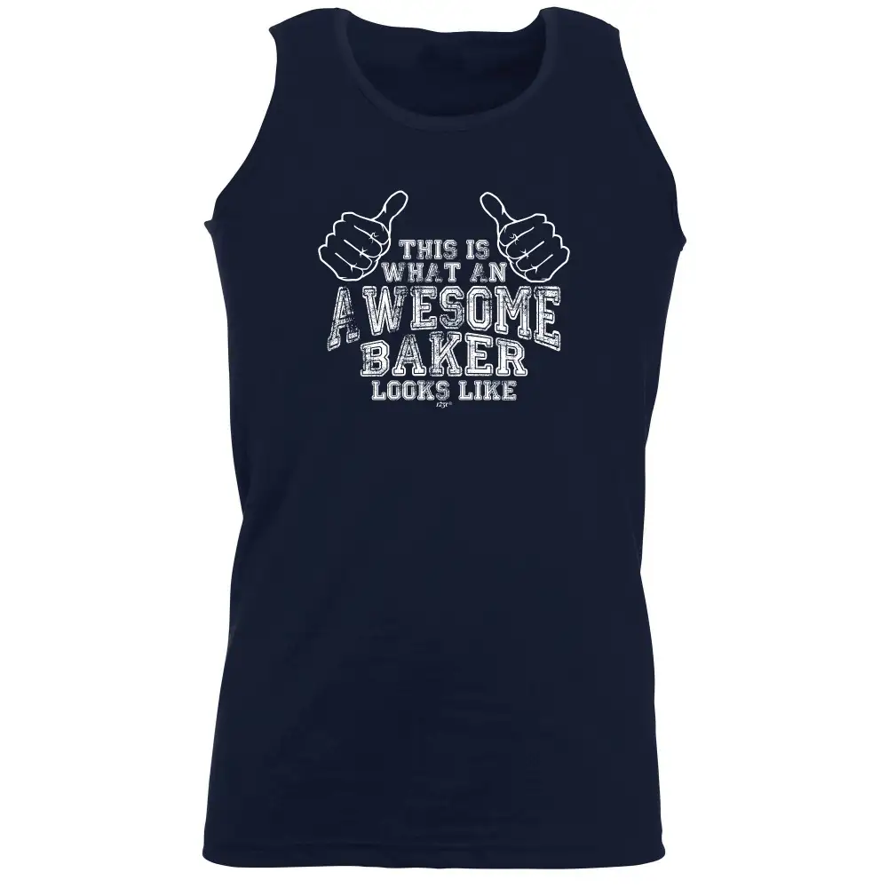 Awesome Baker Graphic Tank Top