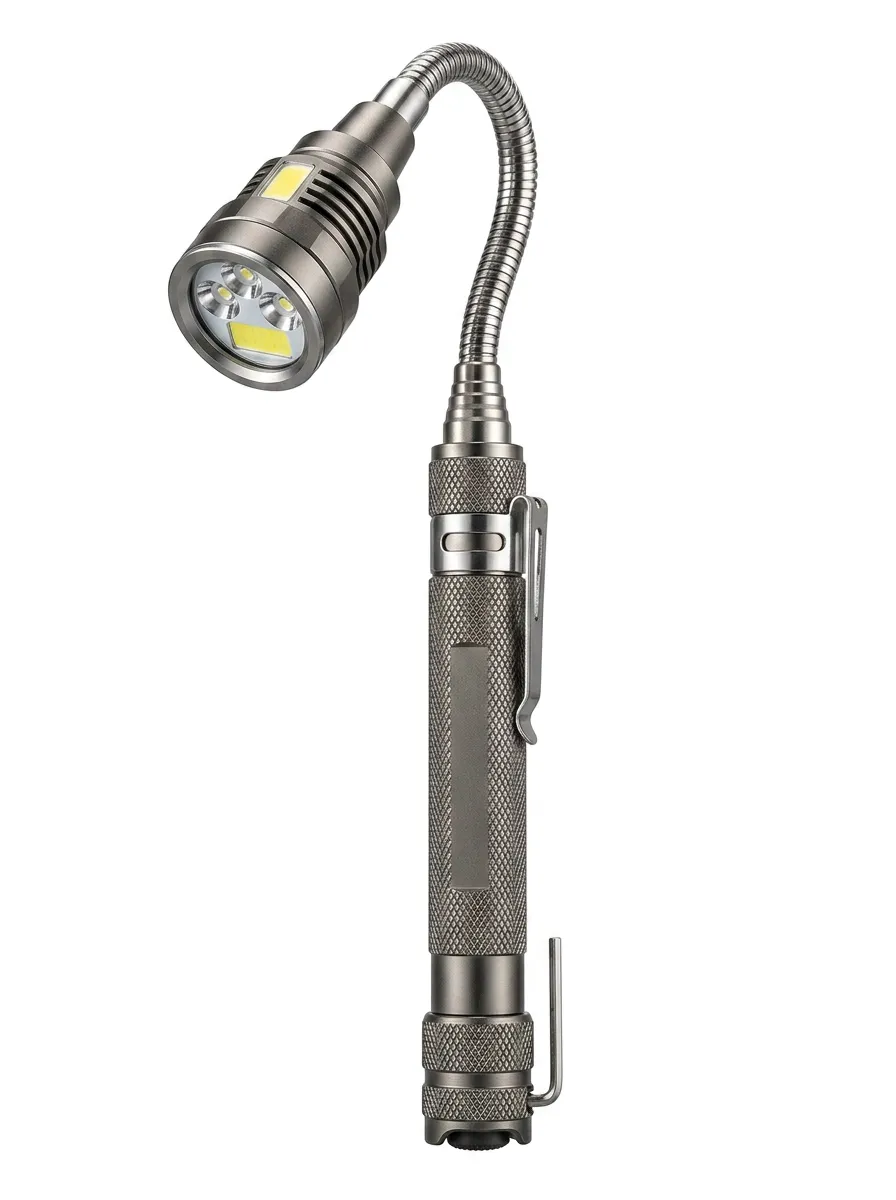 Gooseneck Magnetic LED Mechanic Flashlight