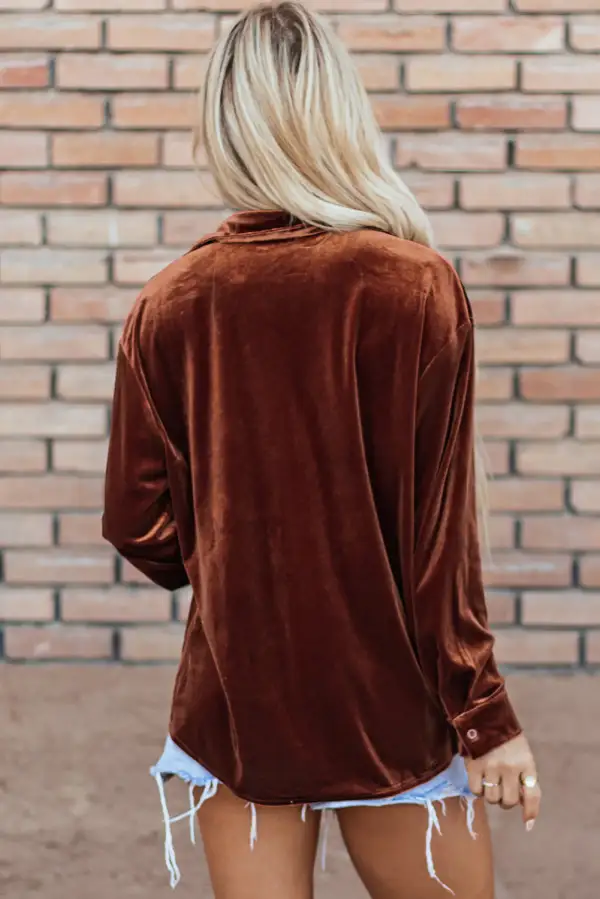 Pocket Detail Shirt Cardigan