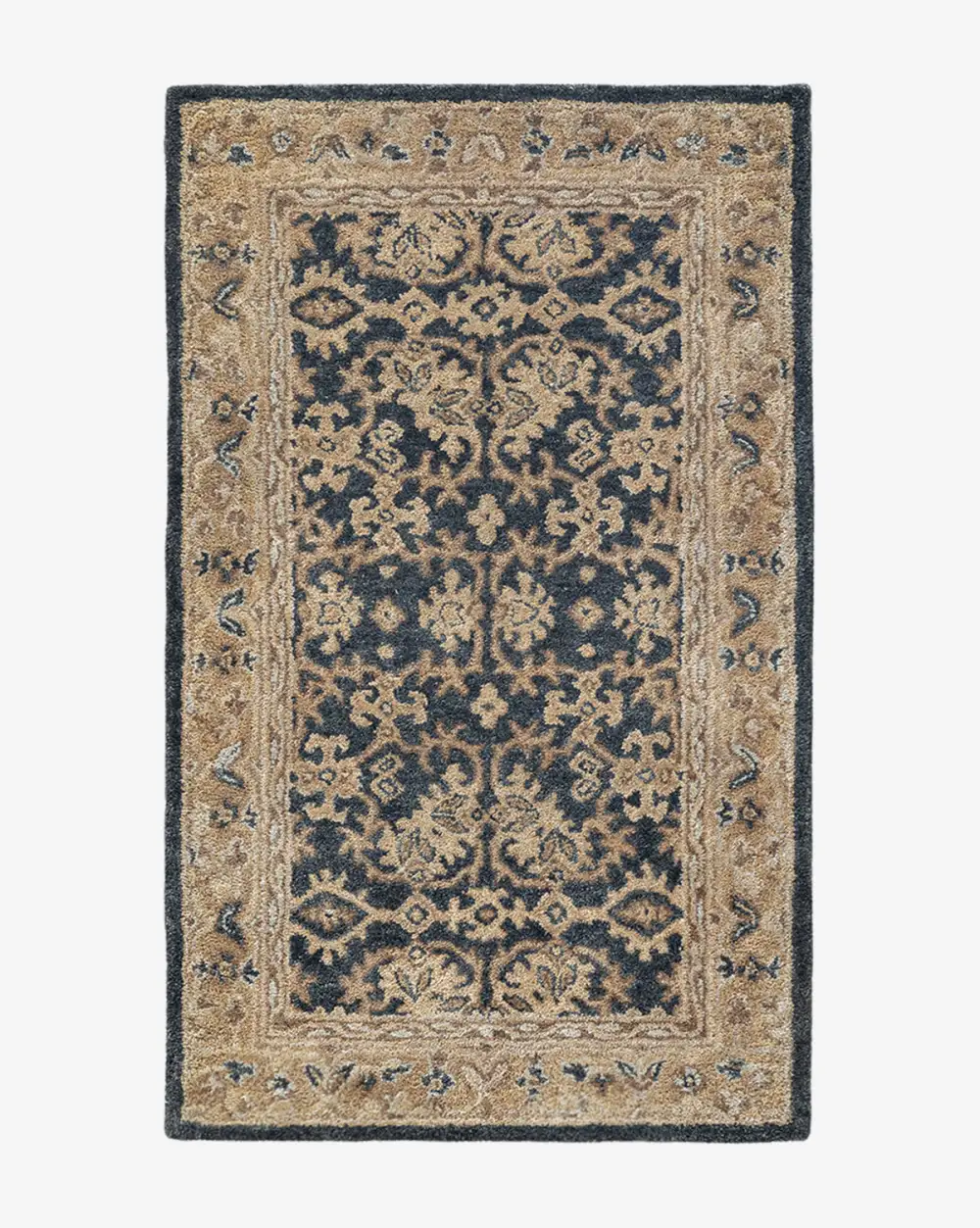 Traditional Hand Tufted Wool Area Rug