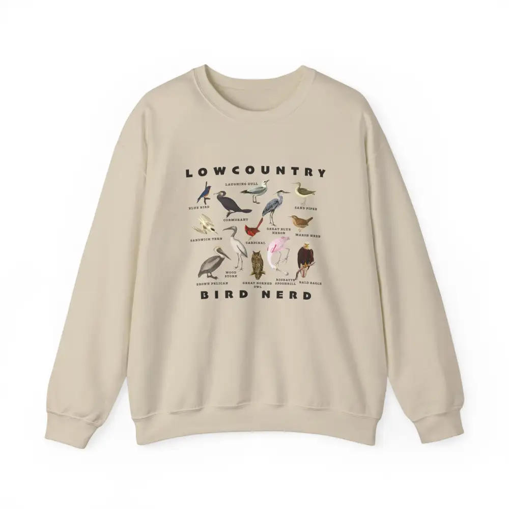 Bird Watcher Graphic Crewneck Sweatshirt