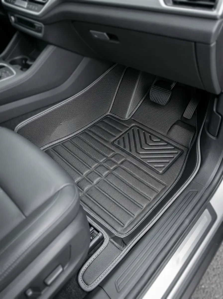 Textured Waterproof Vehicle Floor Mat