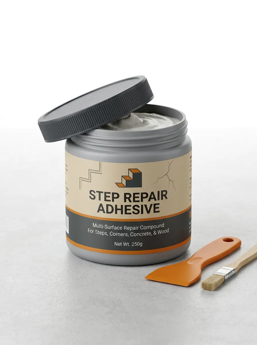 Concrete Wood-Surface Step Repair Adhesive