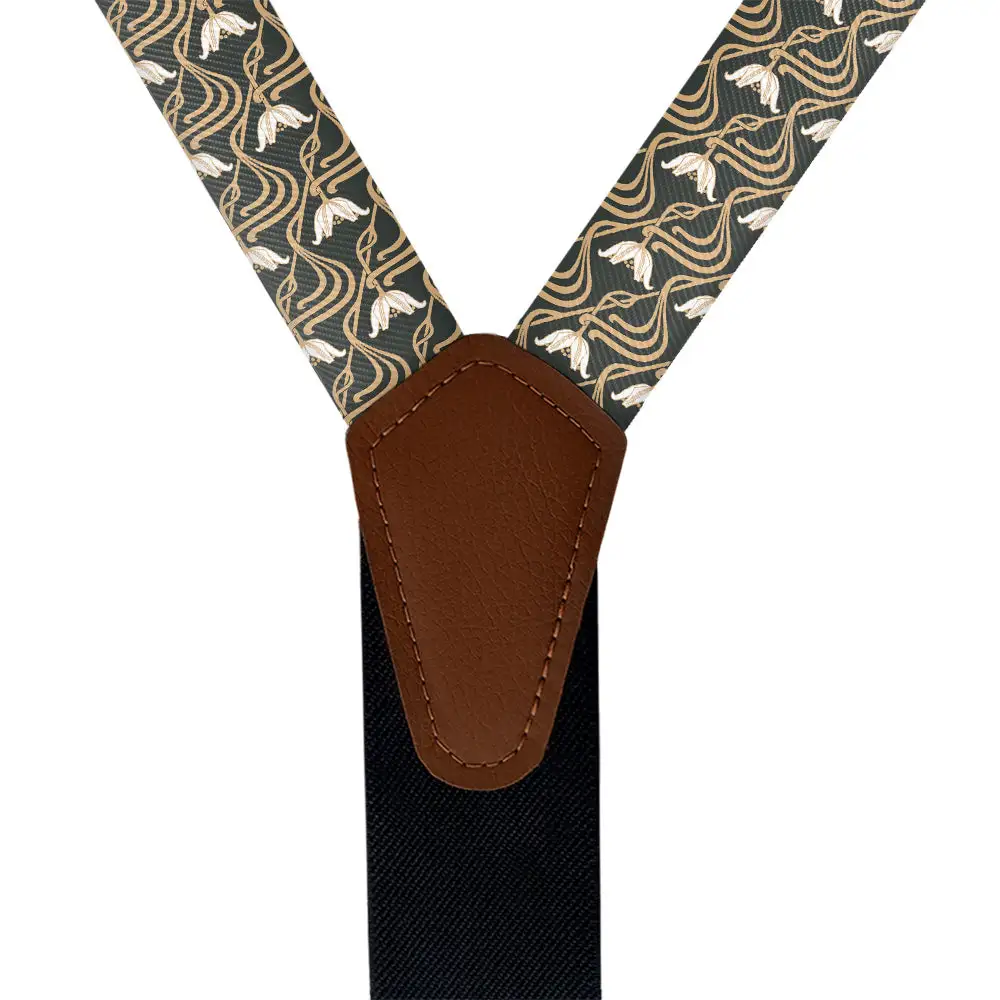 Gatsby Floral Pattern Suspenders