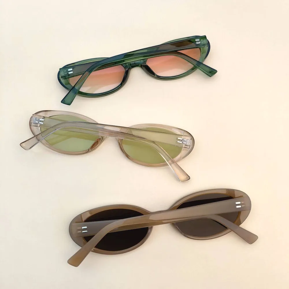 Oval Small Retro Sunglasses