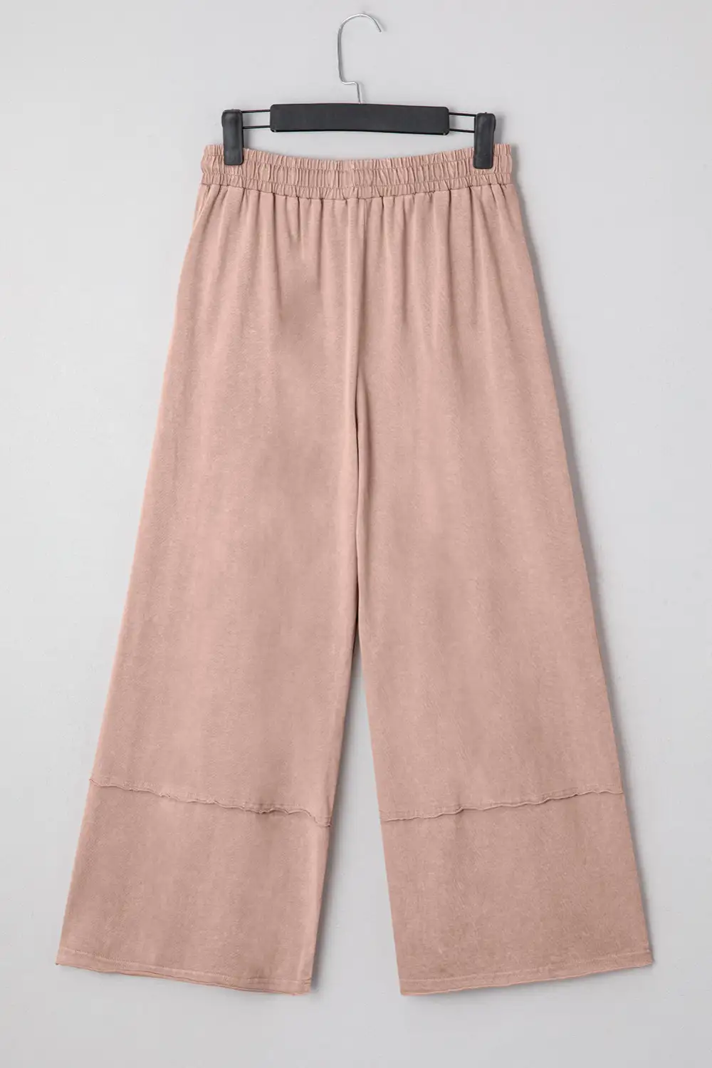 Relaxed Floral Wide Leg Cropped Pocketed Casual Pants