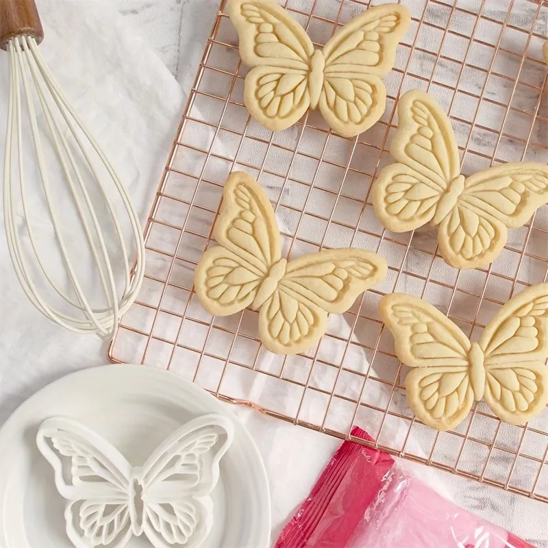 2 Pcs Butterfly Cookie Cutter