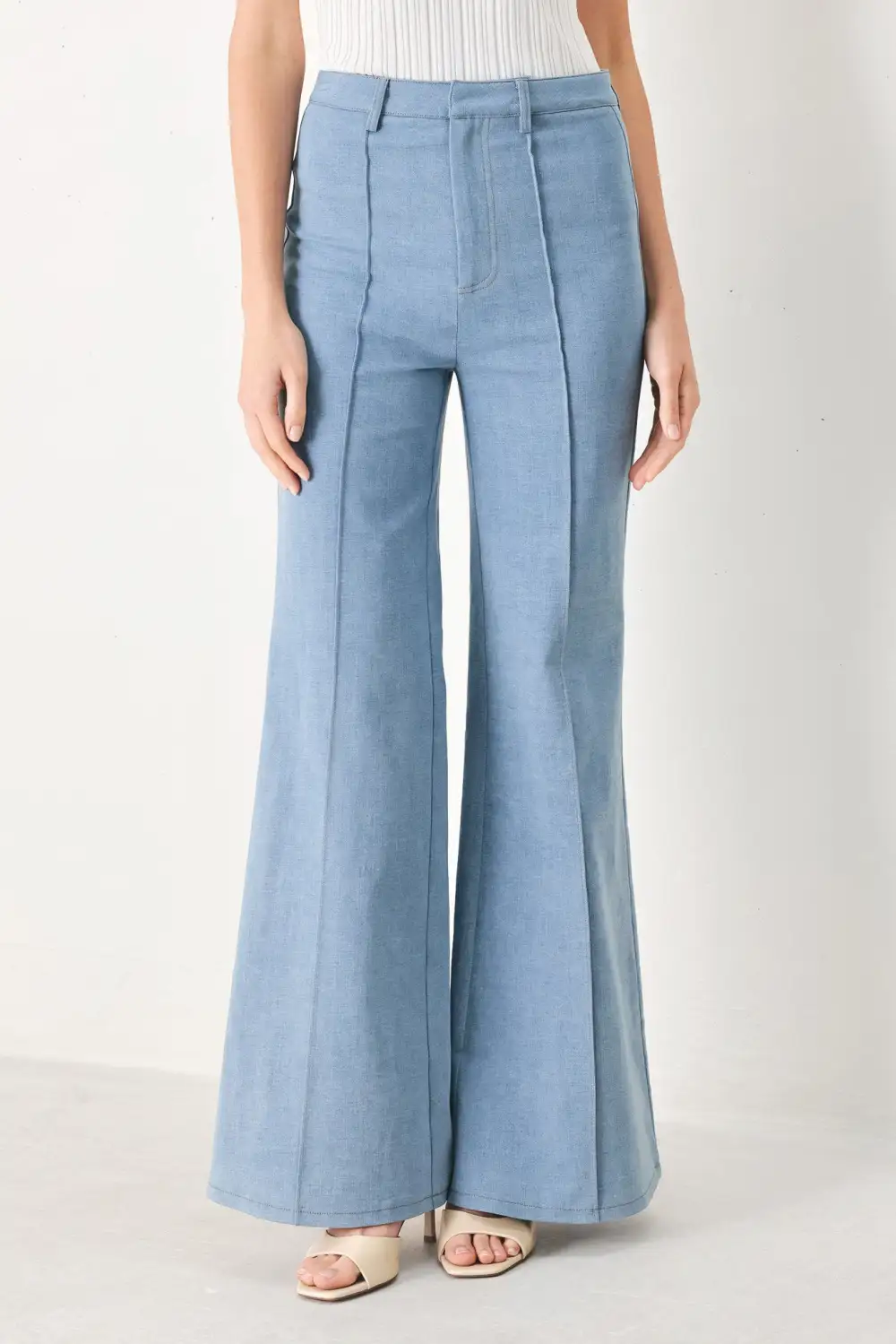 Sequin Flared Pants