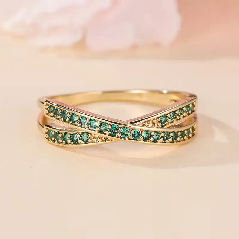 Etched Stone Ring