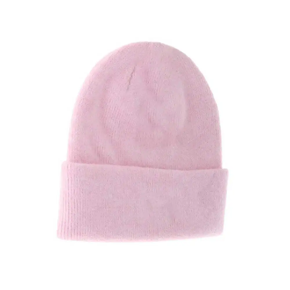 Kids Soft Ribbed Leather Patch Beanie