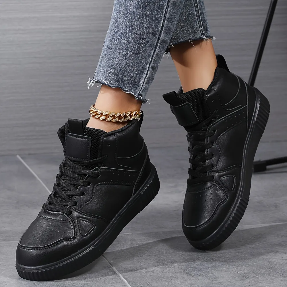 Lightweight High Lace Up Sneakers