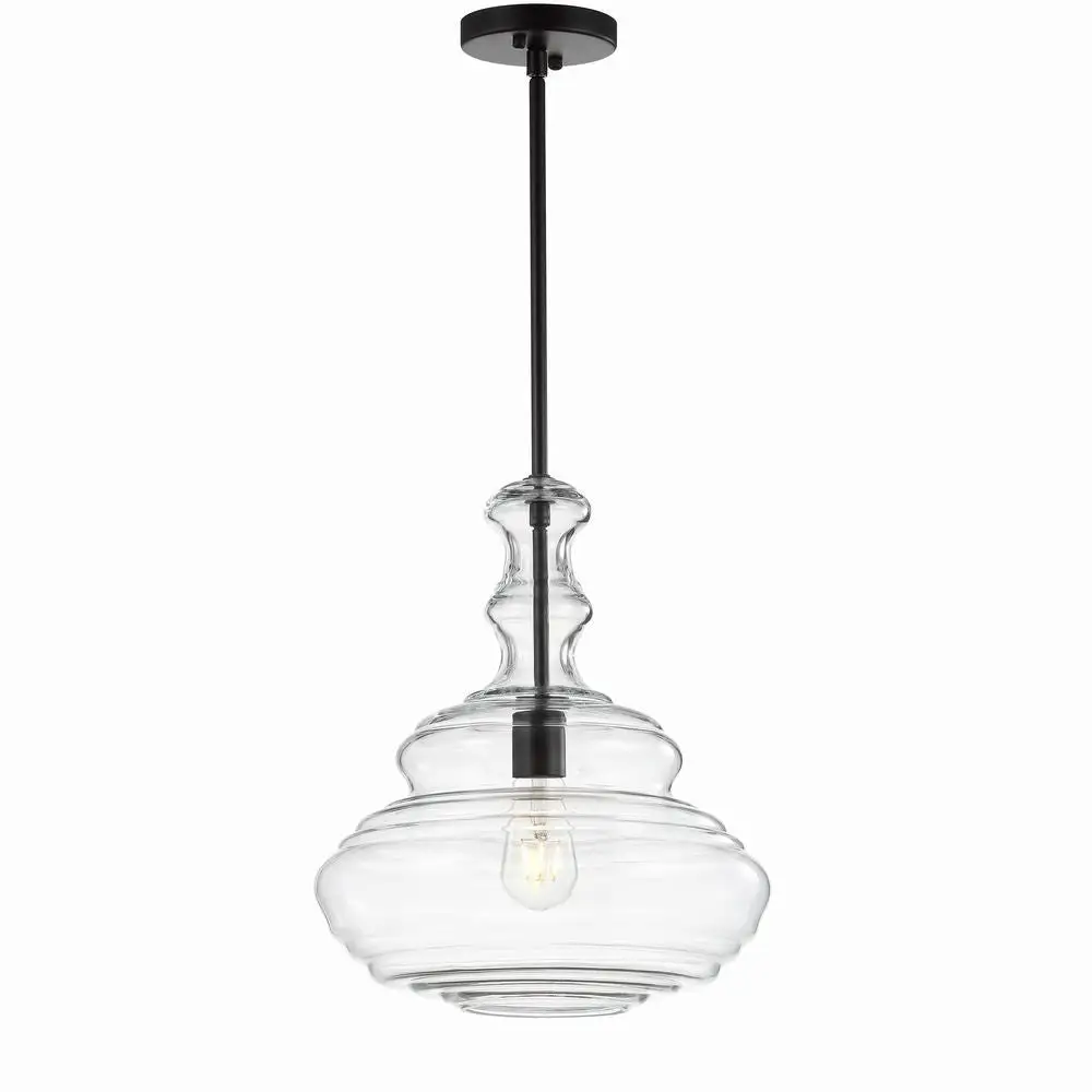 Glass Metal LED Pendant