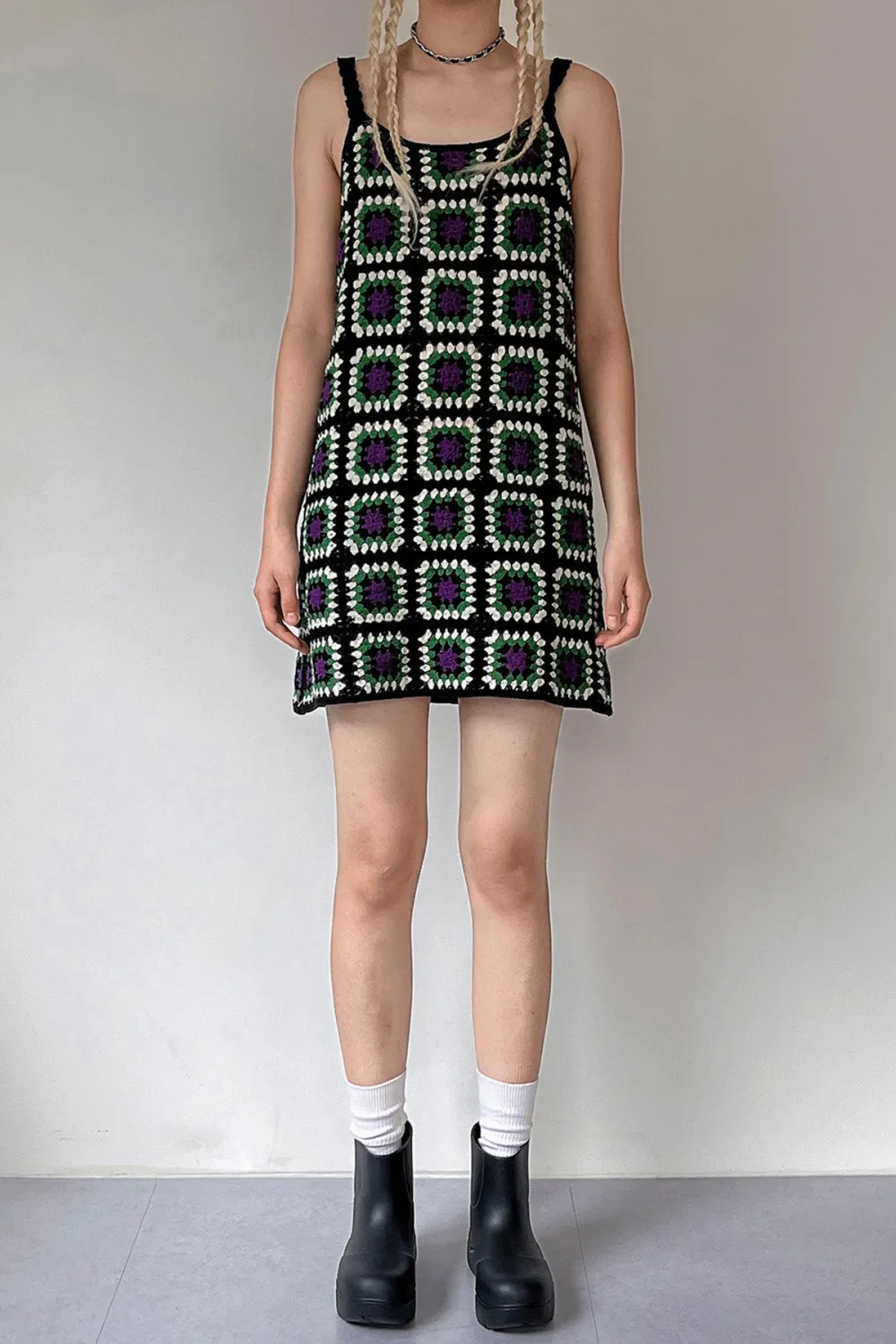 Crochet Mini Dress