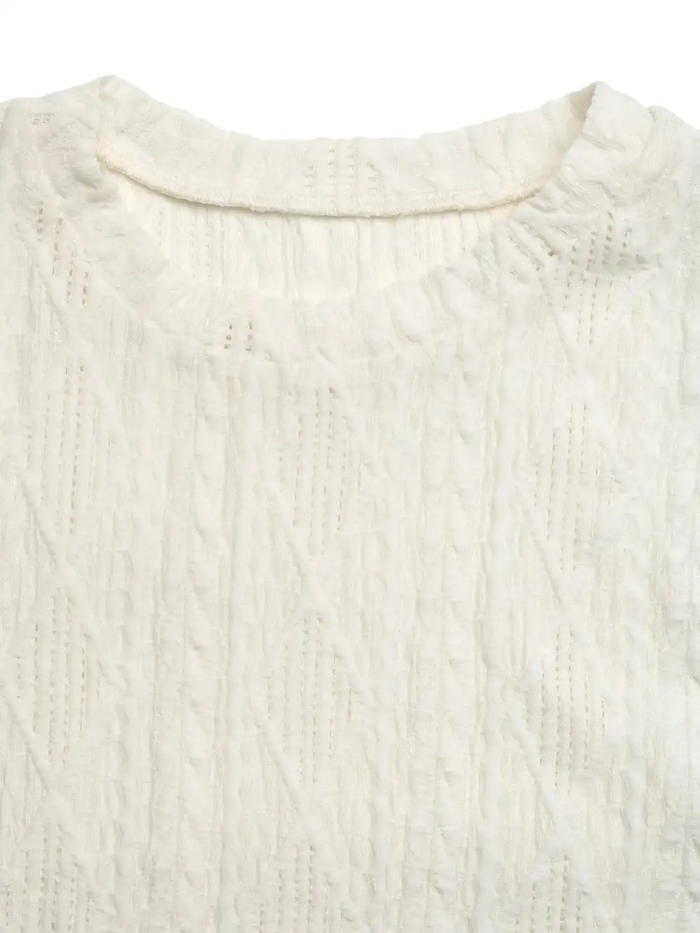 Textured Cap Sleeve Top