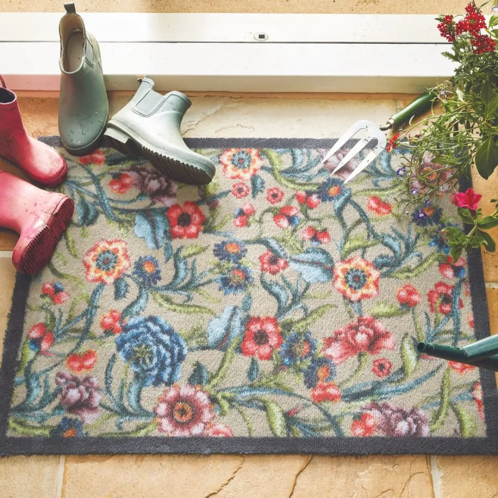 Garden Floral Door Mat