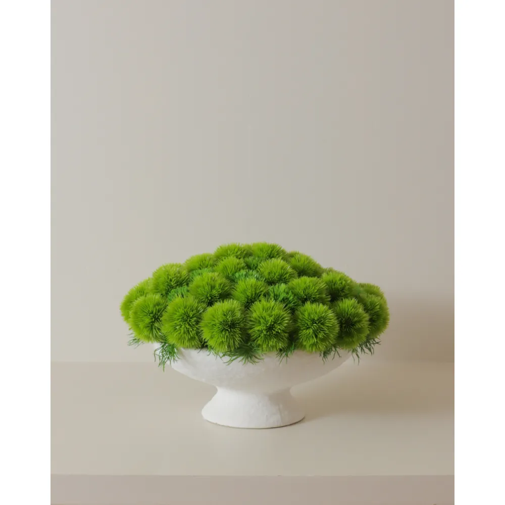Plaster Pedestal Allium Arrangement